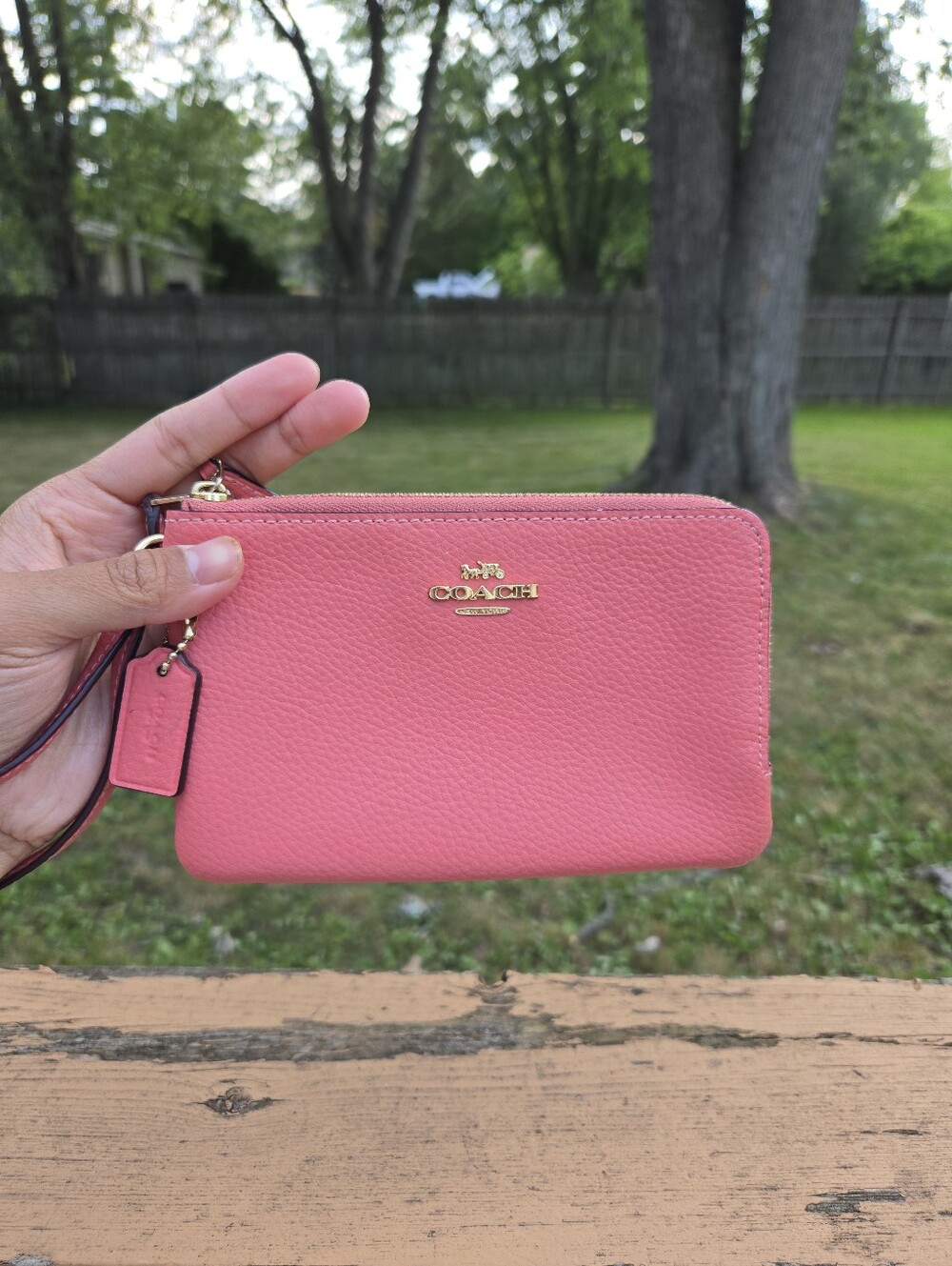 Coach Solid Pink Wrislet